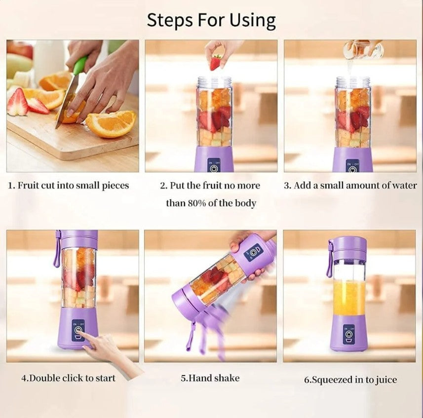 Portable USB Juicer Bottle Blender