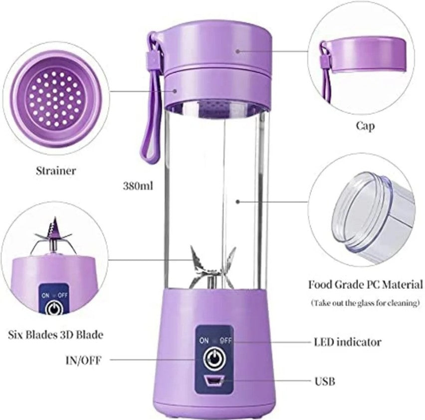 Portable USB Juicer Bottle Blender